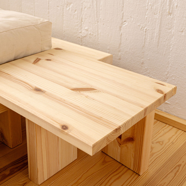 Japan - Table de chevet en bois L34cm