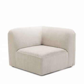 Noor - Angle réversible pour canapé modulable en velours côtelé 