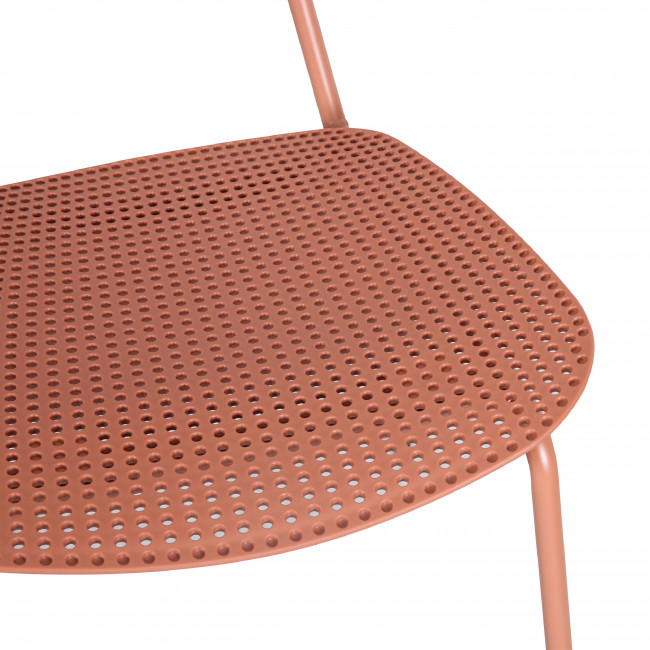 Orka - Ensemble table et chaises 4 personnes en métal