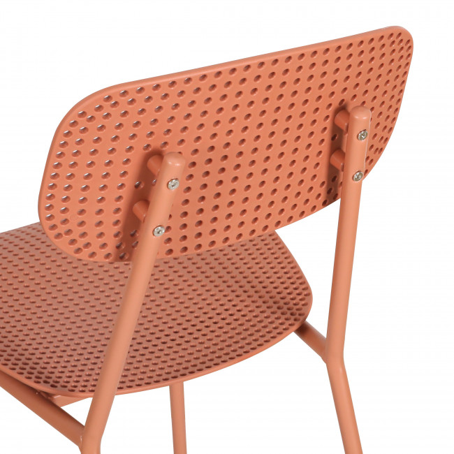 Orka - Ensemble table et chaises 4 personnes en métal