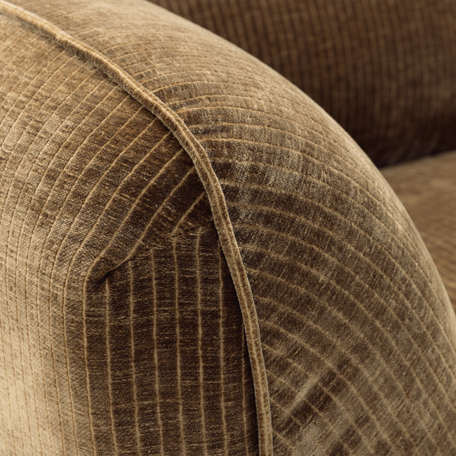 Noor - Angle réversible pour canapé modulable en velours côtelé 