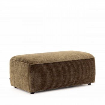 Noor - Pouf pour canapé modulable en velours côtelé 