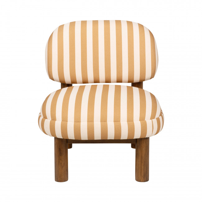 Nubo - Fauteuil en tissu et bois