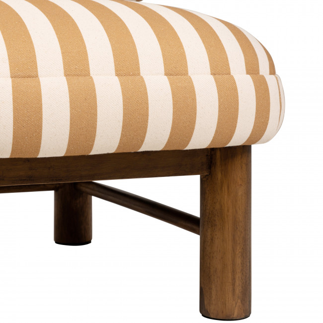 Nubo - Fauteuil en tissu et bois