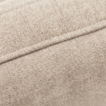 Steffen - Canapé convertible 3 places en tissu et pieds chrome