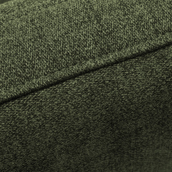 Steffen - Canapé droit 3 places en tissu et pieds chrome