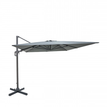 Veya - Parasol rectangulaire déporté en aluminium 3x4m