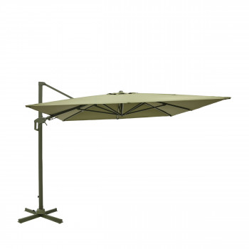 Veya - Parasol rectangulaire déporté en aluminium 3x4m