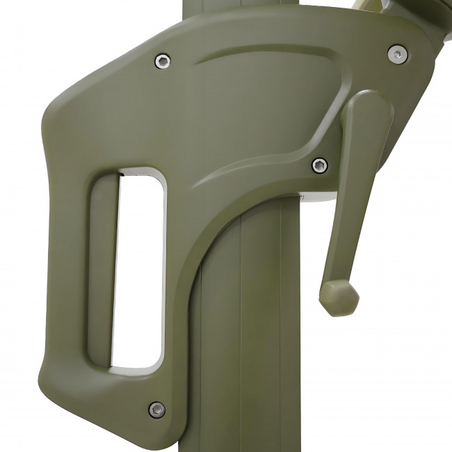 Veya - Parasol rectangulaire déporté en aluminium 3x4m