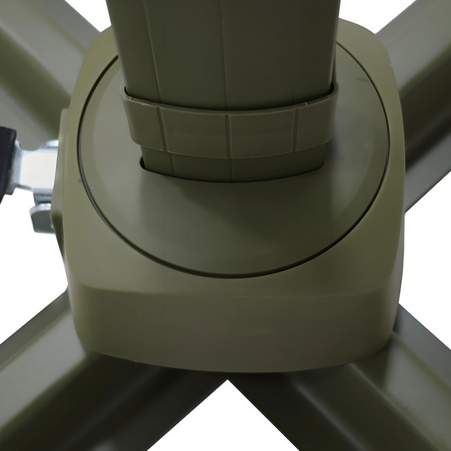 Veya - Parasol rectangulaire déporté en aluminium 3x4m