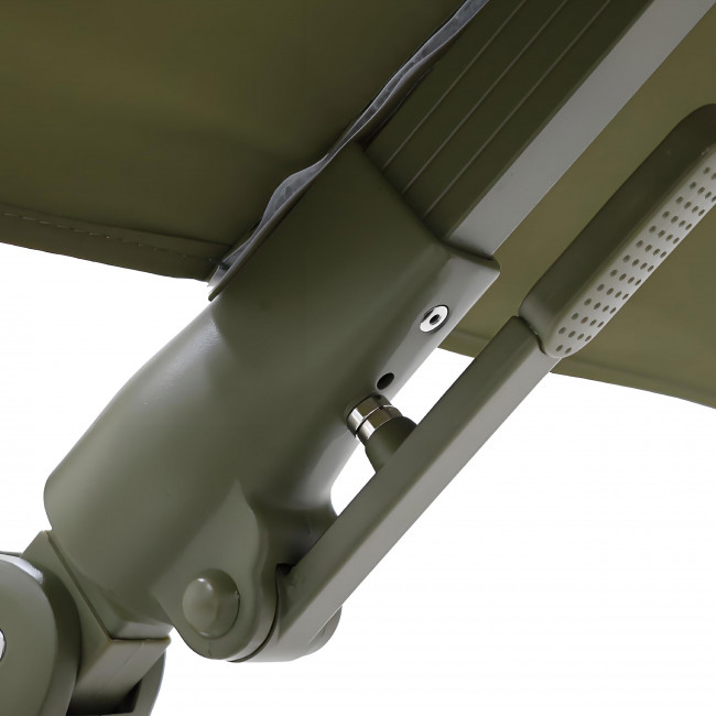 Veya - Parasol rectangulaire déporté en aluminium 3x4m