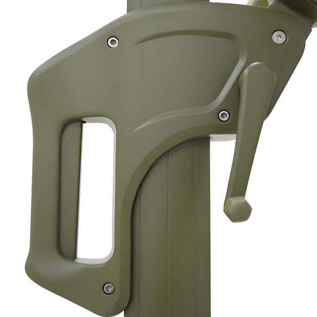 Veya - Parasol carré déporté en aluminium 3x3m	