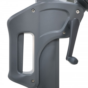 Veya - Parasol carré déporté en aluminium 3x3m	