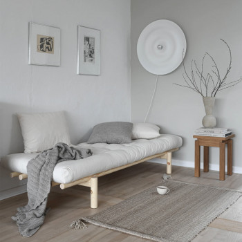 Pace - Daybed en bois naturel et tissu