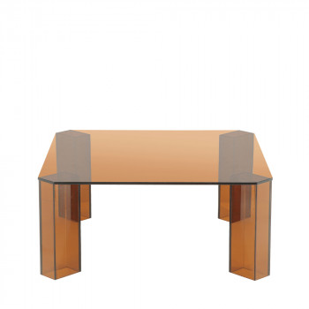 Remo - Table basse carrée en verre 80x80cm