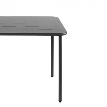 Zyra - Table à manger de jardin 4 personnes en métal