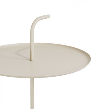 Sivo - Table d'appoint indoor/outdoor ronde en métal ø38cm