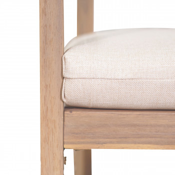 Mirana - Salon de jardin 4 personnes en bois d'acacia