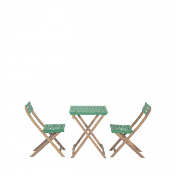 Dana - Ensemble de jardin 2 personnes en bois