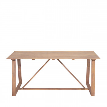 Ava - Table à manger de jardin 6 personnes en bois