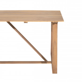 Ava - Table à manger de jardin 6 personnes en bois