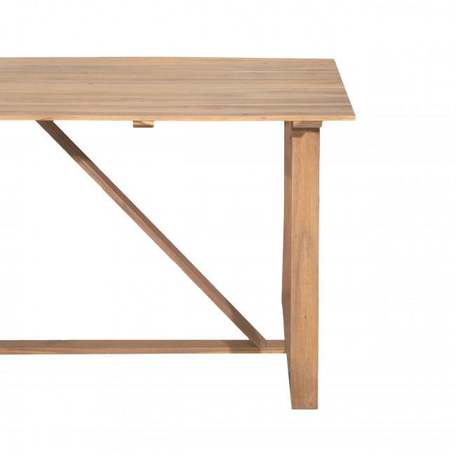 Ava - Table à manger de jardin 6 personnes en bois