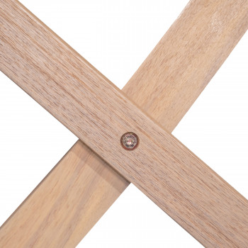 Lina - Lot de 2 chaises pliantes de jardin en bois