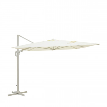 Veya - Parasol rectangulaire déporté en aluminium 3x4m
