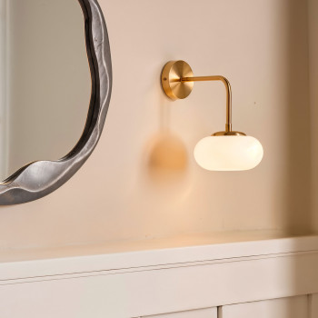 Kriss - Applique murale en verre et métal