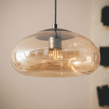 Evo - Suspension ronde en verre ø28cm