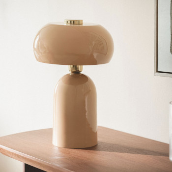 Doria - Lampe à poser champignon en métal