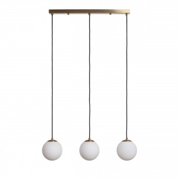 Kano - Suspension avec 3 points lumineux en verre