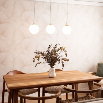 Kano - Suspension avec 3 points lumineux en verre