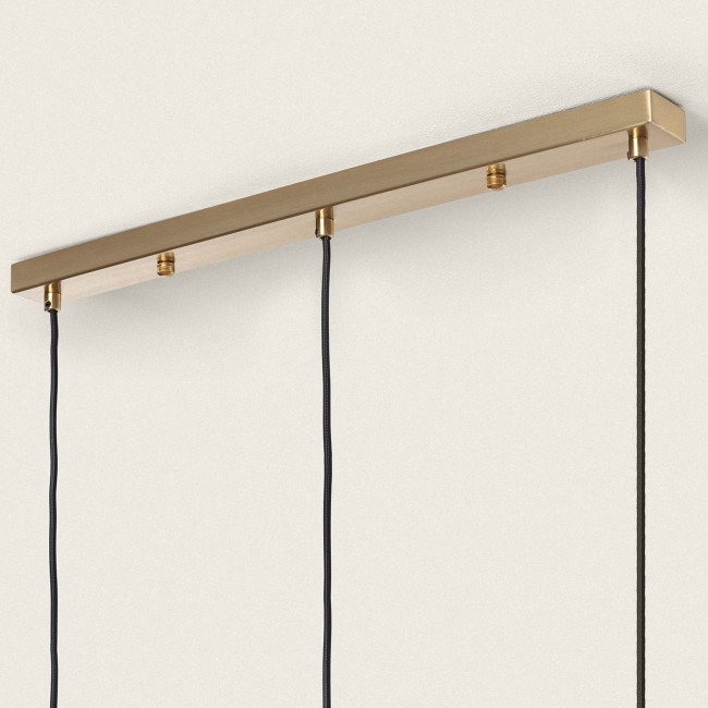 Kano - Suspension avec 3 points lumineux en verre