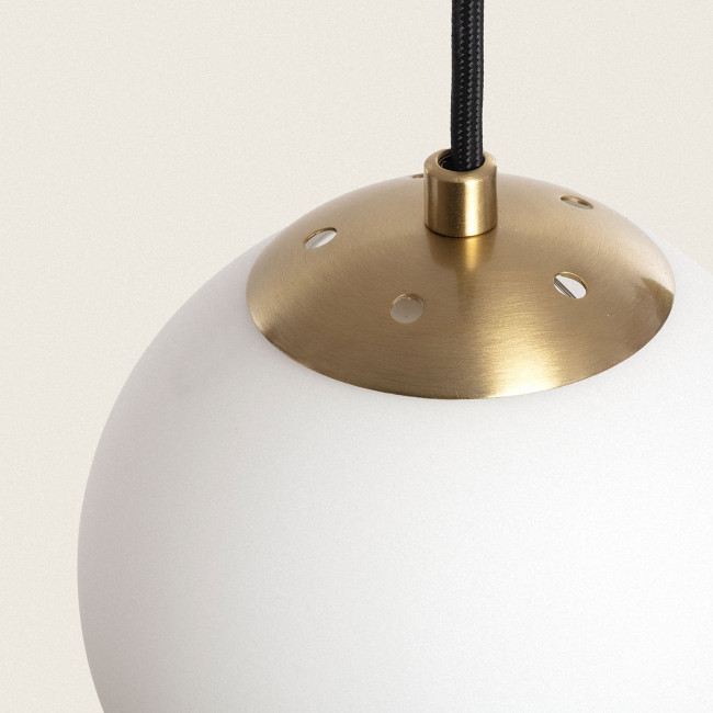 Kano - Suspension avec 3 points lumineux en verre