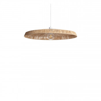 Orbe - Suspension ronde en raphia ø75cm