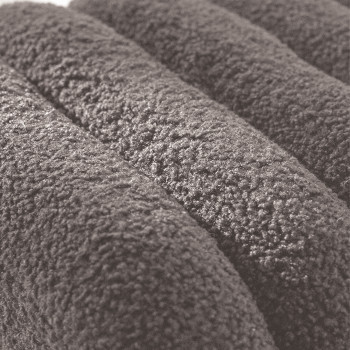 Leto - Banc rembourré en tissu bouclette L79cm