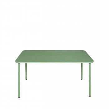 Zyra - Table à manger de jardin 4 personnes en métal