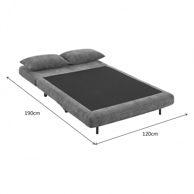 Nella - Canapé convertible 2 places en tissu