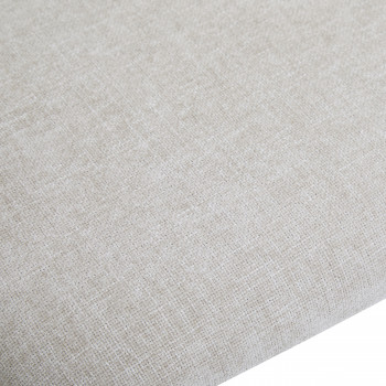 Leon - Lot de 2 fauteuils de table en tissu et métal