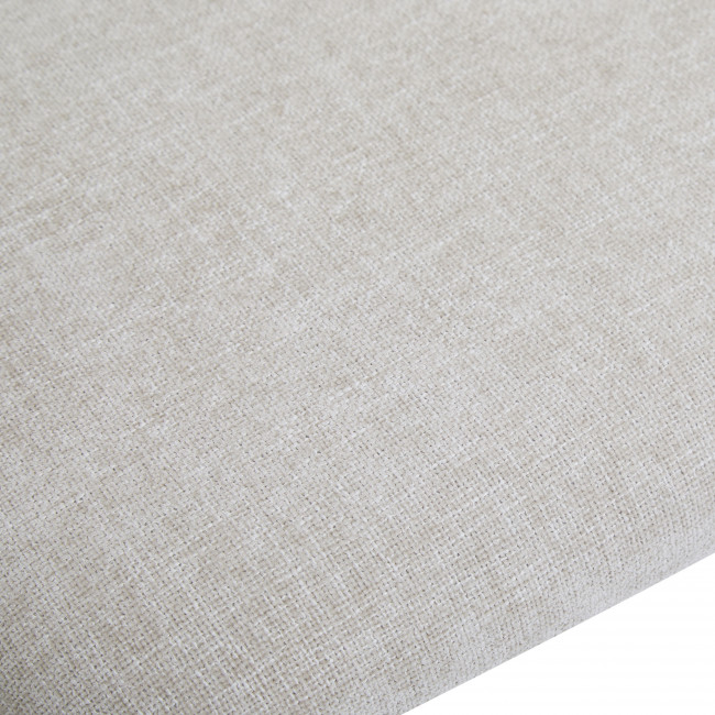 Leon - Lot de 2 fauteuils de table en tissu et métal