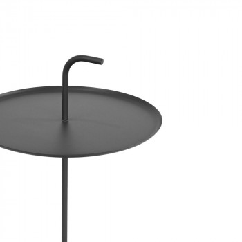 Sivo - Table d'appoint de jardin en acier traité ø38cm