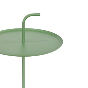 Sivo - Table d'appoint de jardin en acier traité ø38cm