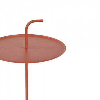 Sivo - Table d'appoint de jardin en acier traité ø38cm