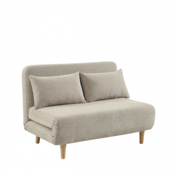 Nella - Canapé convertible 2 places en tissu