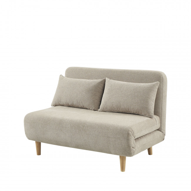 Nella - Canapé convertible 2 places en tissu