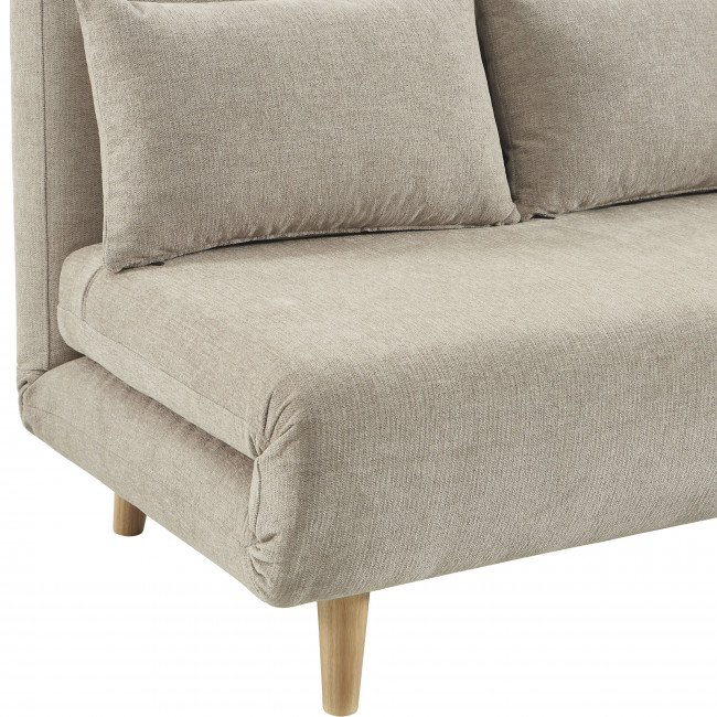 Nella - Canapé convertible 2 places en tissu