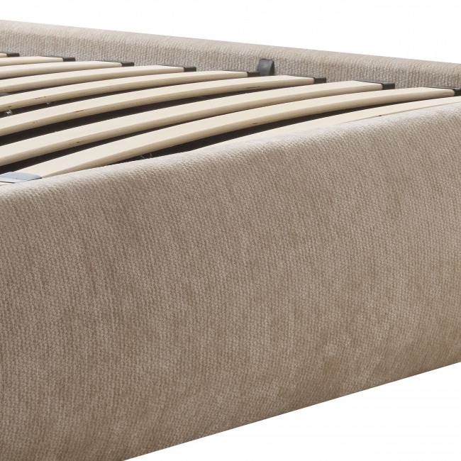 Claudie - Lit coffre en tissu 160x200cm