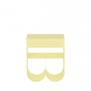 Curl - Table d'appoint en métal H 48 cm 