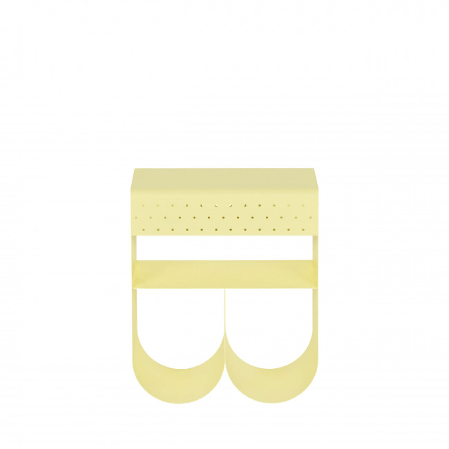 Curl - Table d'appoint en métal H 48 cm 